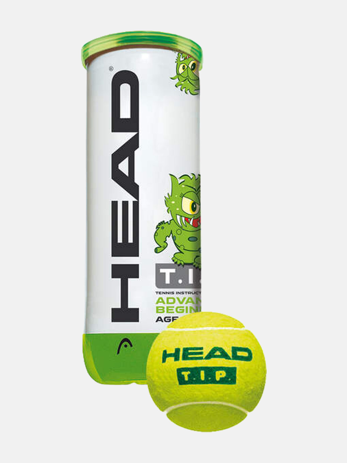 Head T.I.P Green 3 Pelotas de Tenis