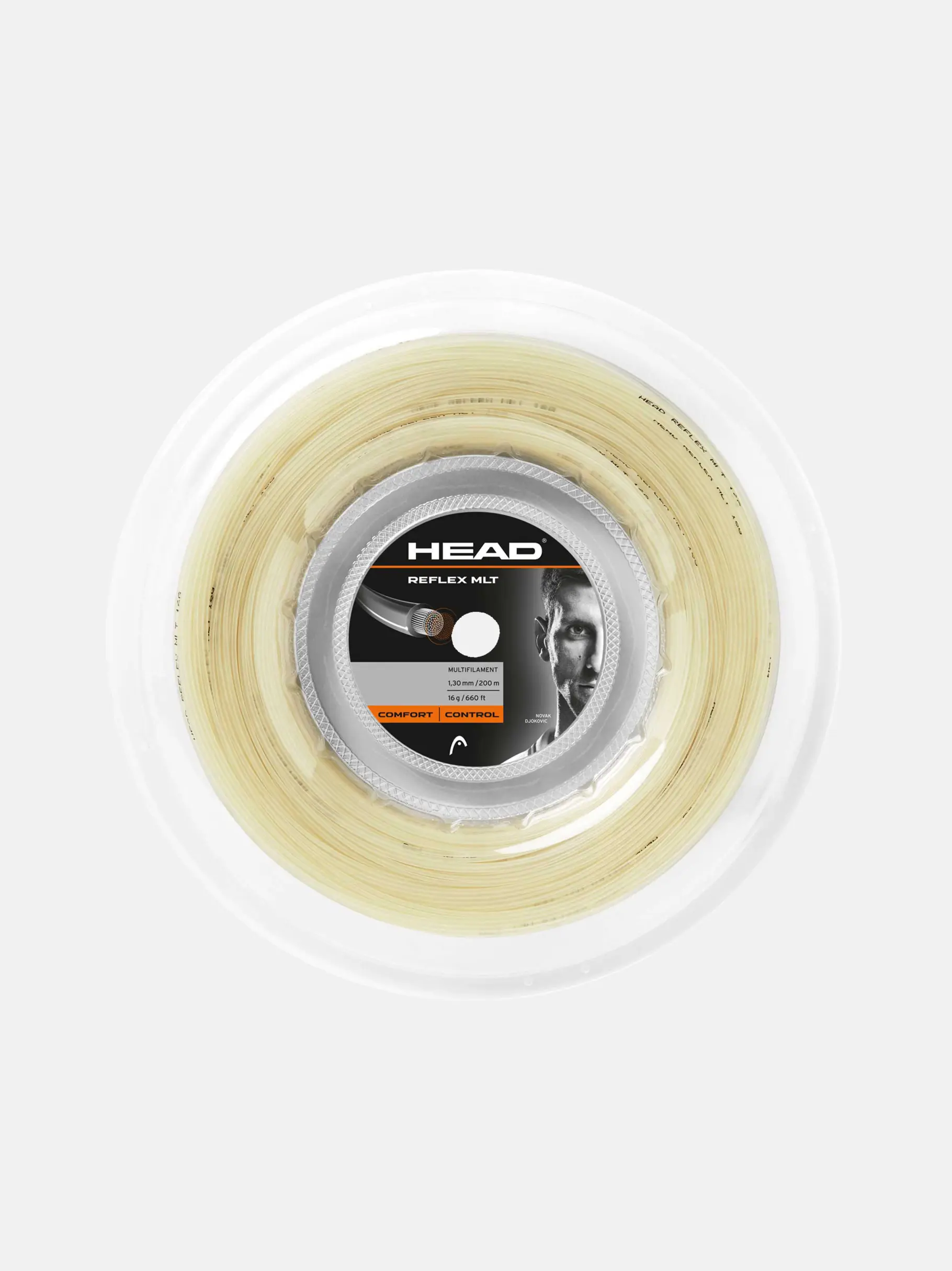 HEAD Reflex MLT 200m Rollo de cordaje de tenis